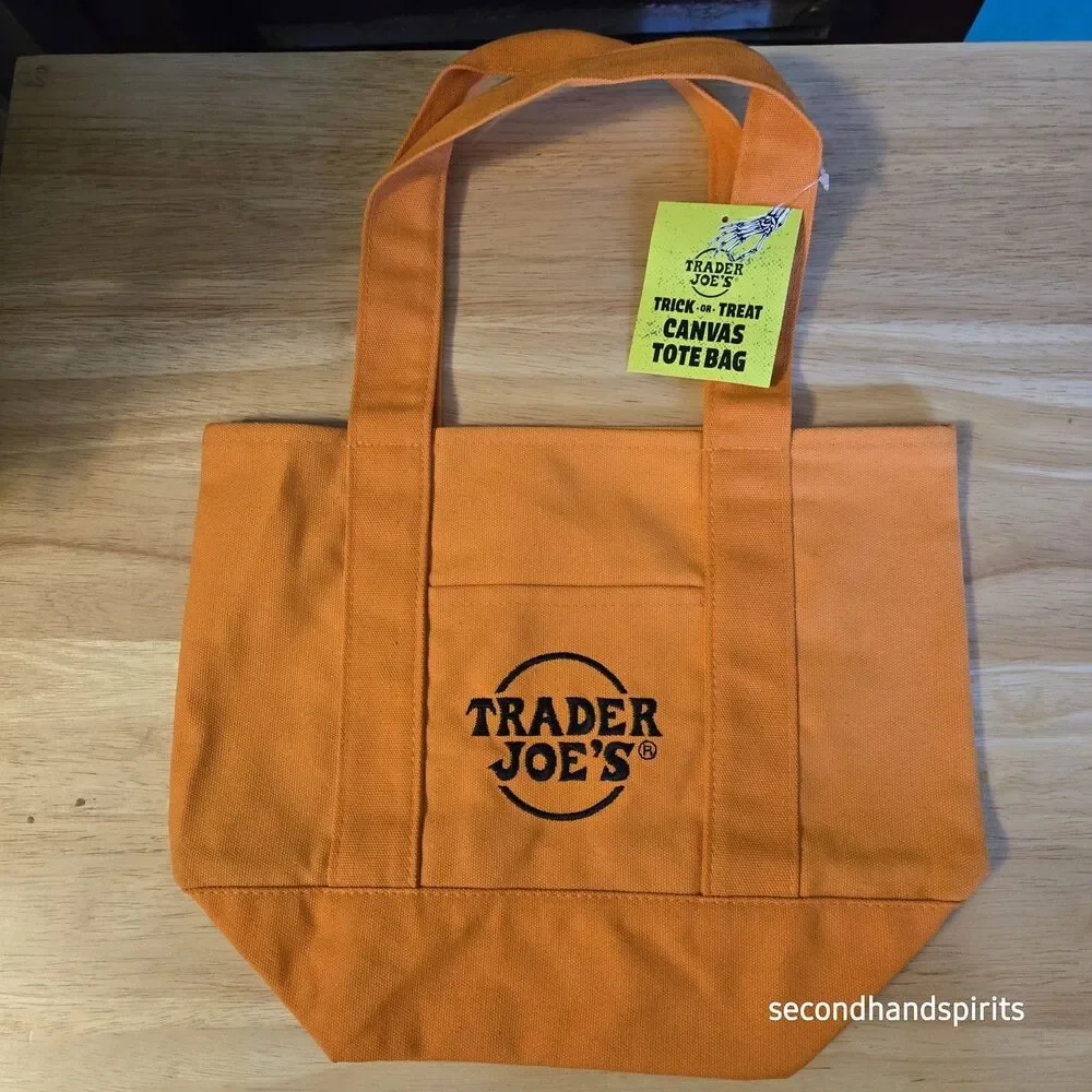 2025 Trader Joe’s Halloween Orange Tote Bag